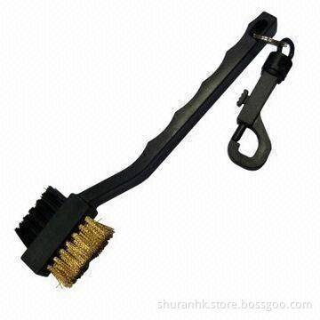 Golf Brush, Made of ABS Plastic, Customized Logos Accepted